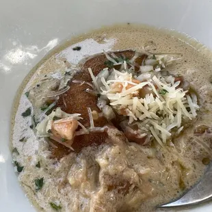 Crab Cake, was very good.  Crispy, with an awesome sauce and pico!