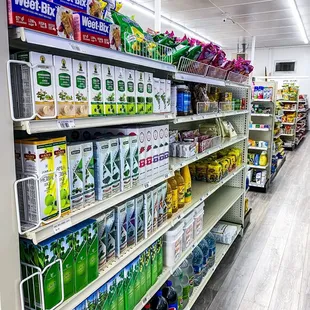 They are well organized and clean.