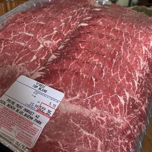 Perfectly sliced to make bulgogi