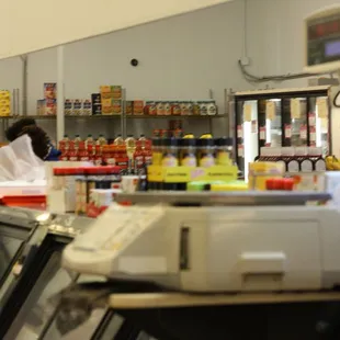 We have a large selection of grocery items as well.