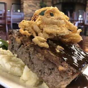 Meat Loaf &amp; Mashed Potatoes