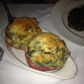 Spinach and Parmesan Stuffed Tomatoes