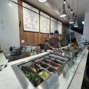 interior, salads
