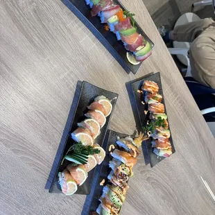 sushi and sashimi, sushi, sashimi, food