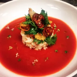 Rock Shrimp Gazpacho