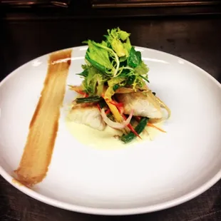 Halibut en Escabeche
