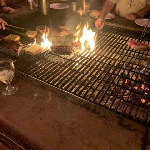 The Grill! You can actually grill your food.