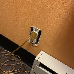 Missing outlet plate