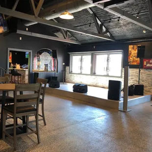 Stage for live music