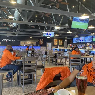 Before the Browns vs Bengals crowd!