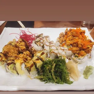 a plate of food