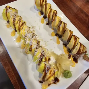 Mango Chacha on top and Coconut Gigolo on bottom