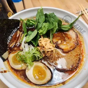 Spicy Miso Base  Black garlic ramen