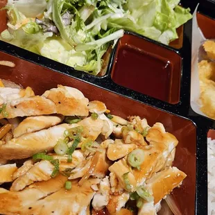 Chicken Bento with rice