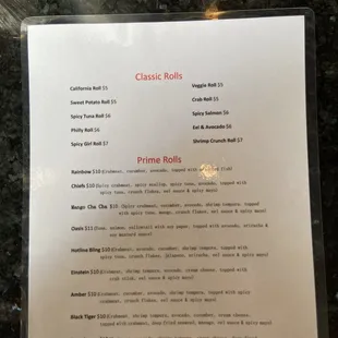 Happy hour menu Mon-Thur 4:30-6, Fri-Sun 2:30-5