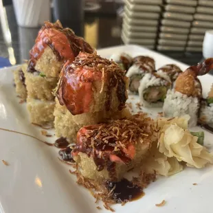 Salmon Crunch Roll