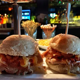 Prime rib sliders