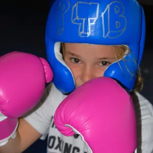 Miranda Haines ready to get in the ring.