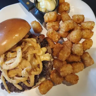 The Mac Daddy burger
