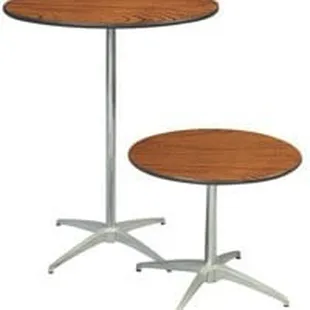 Cocktail 36 inch tables $8.00 dls