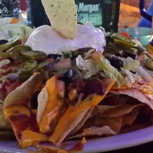 Chili nachos appetizer. $5 after 11 PM