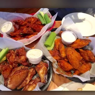 Biggest and Best wings in Tampa with large variety of sauces.