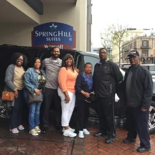 Returning from an amazing tour and lunch at Neyow's