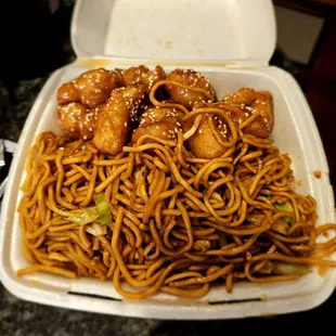 Hefty servings! Delicious