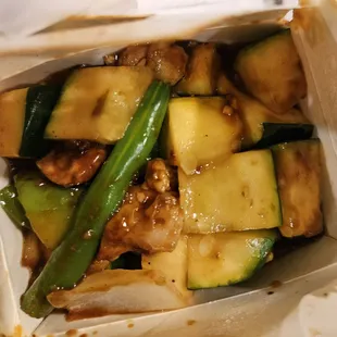 Chicken and veggie.
