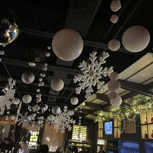 Inside holiday decor