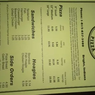 Menu!