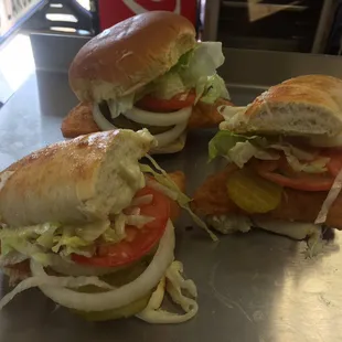 Fish hoagies