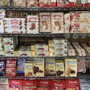 a display of cookies and cookies