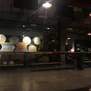 Barrel aging
