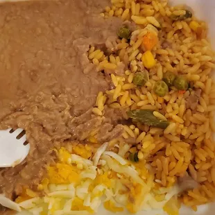 Beans are actually Really Good.... They just need to make Red Rice... I can teach them because this crap is continuously disgusting