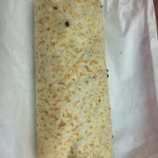 Bean and cheese burrito