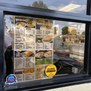 Primos Burger menu