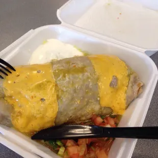 The wet burrito is great but if you&apos;re not 300 lbs bring someone to share it with!