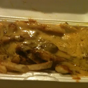 Regular order of chili cheese fries.