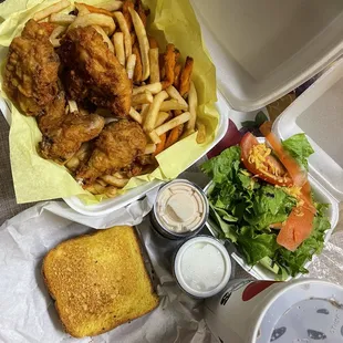 Fried chicken Dinner