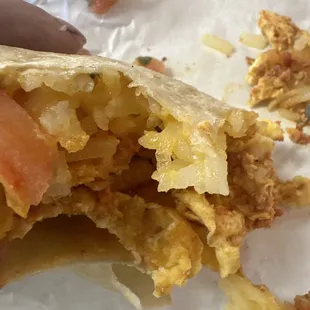 I ordered a breakfast burrito with no egg and to avail there's egg. This happens every time I'm here.