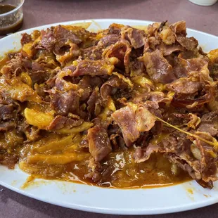 Nasty chili cheese fries