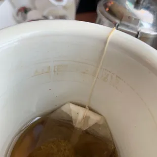 Able to scratch off residue, disgusting.