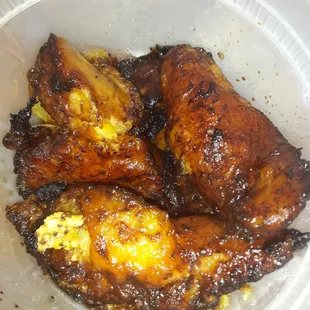 Fried Plantains  Burnt but not fully cooked inside