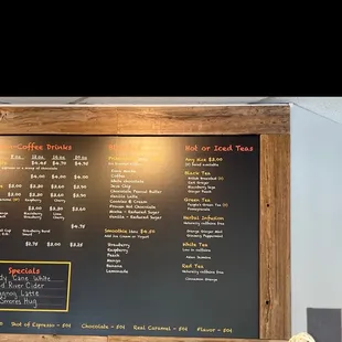 Other half menu