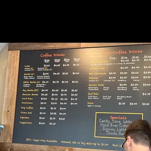 Half of menu