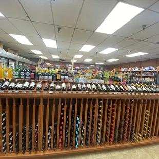 a wide selection of wine