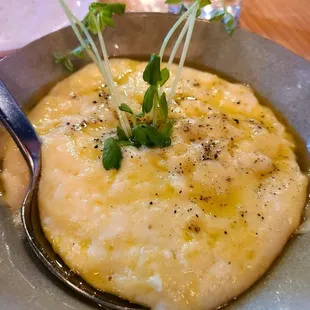 Polenta was so creamy and cheesy