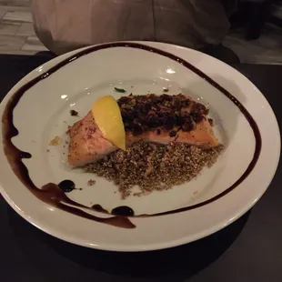 Candied Pecan Salmon