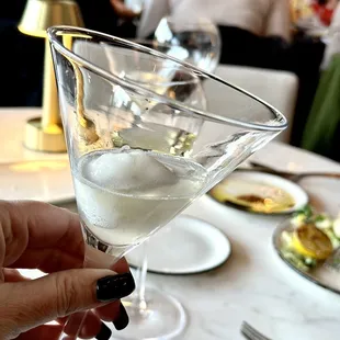 Champagne and Sorbet palate cleanser